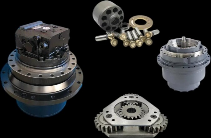 Real excavator travel motor assembly and repair parts
